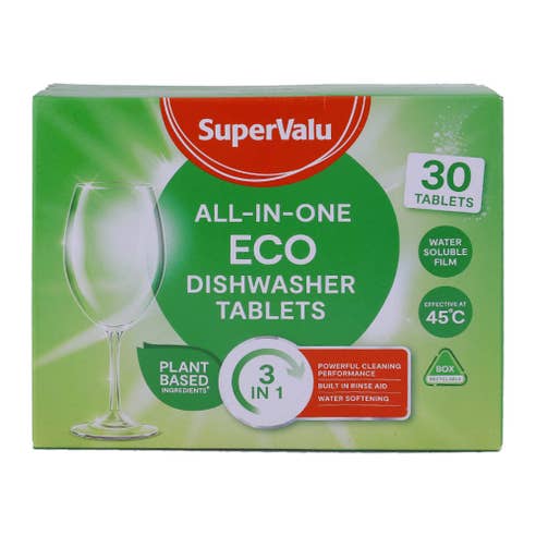 Supervalu Eco Dishwasher Tablets 540g 
