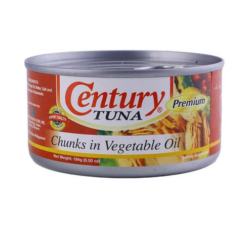 Century Tuna Chunks In Veg Oil 184g 