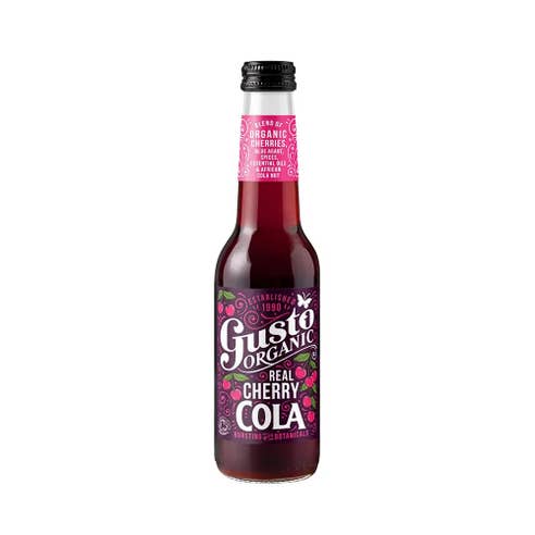 Gusto Organic Real Cherry Cola 275ml 
