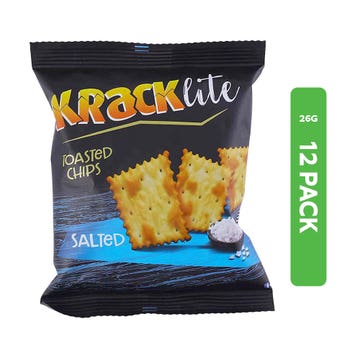 Nabil Kracklite Salted Toasted Chips 12x26g