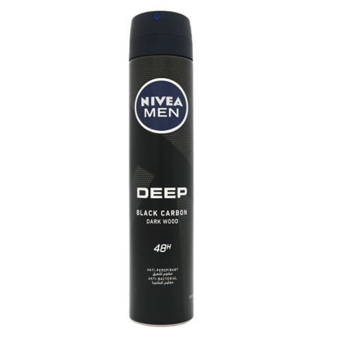 Nivea Men Deep Black Carbon Deodorant Spray 200ml 