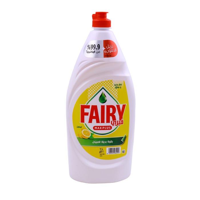 Fairy Max Plus Lemon Dishwashing Liquid 1L