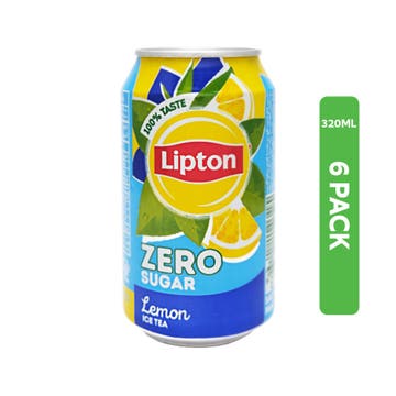 Lipton Lemon Zero Sugar Iced Tea 6x320ml