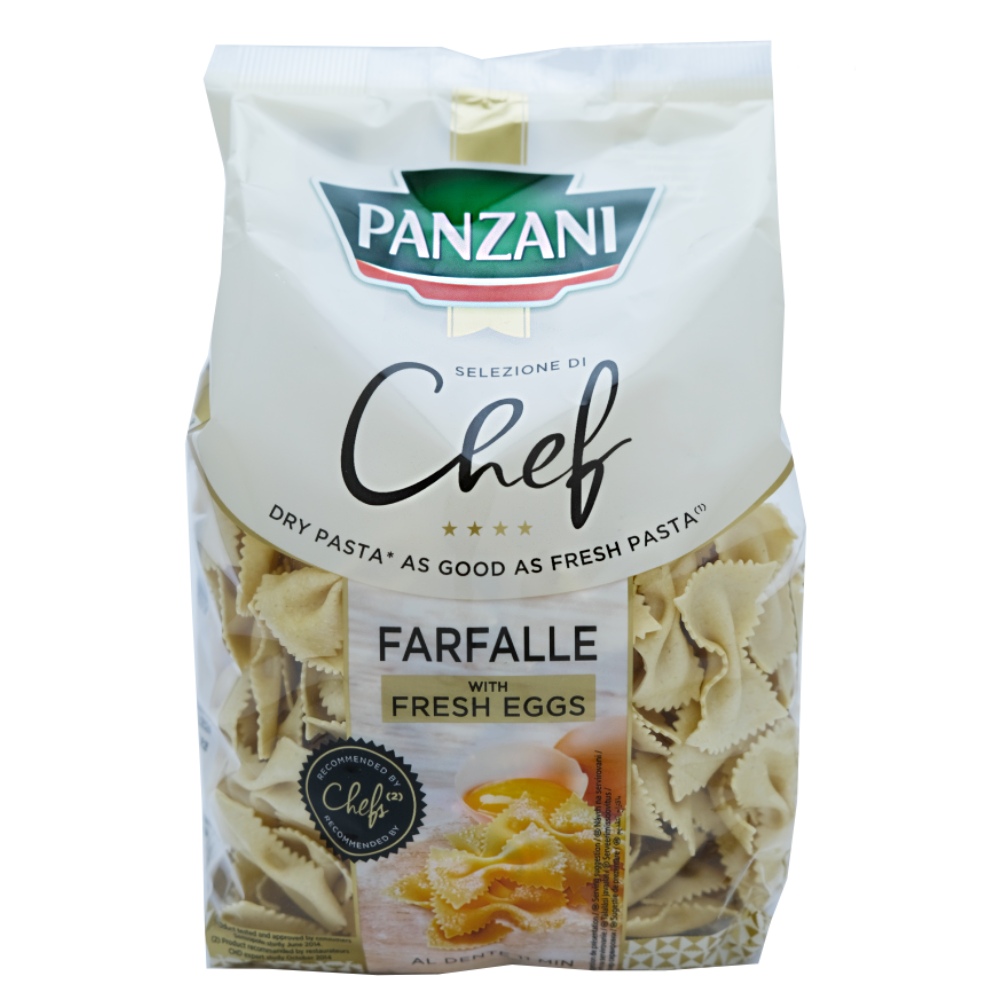 Panzani Chef Farfalle With Fresh Eggs 400g