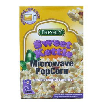 Freshly Sweet Kettle Microwave Popcorn 297g 