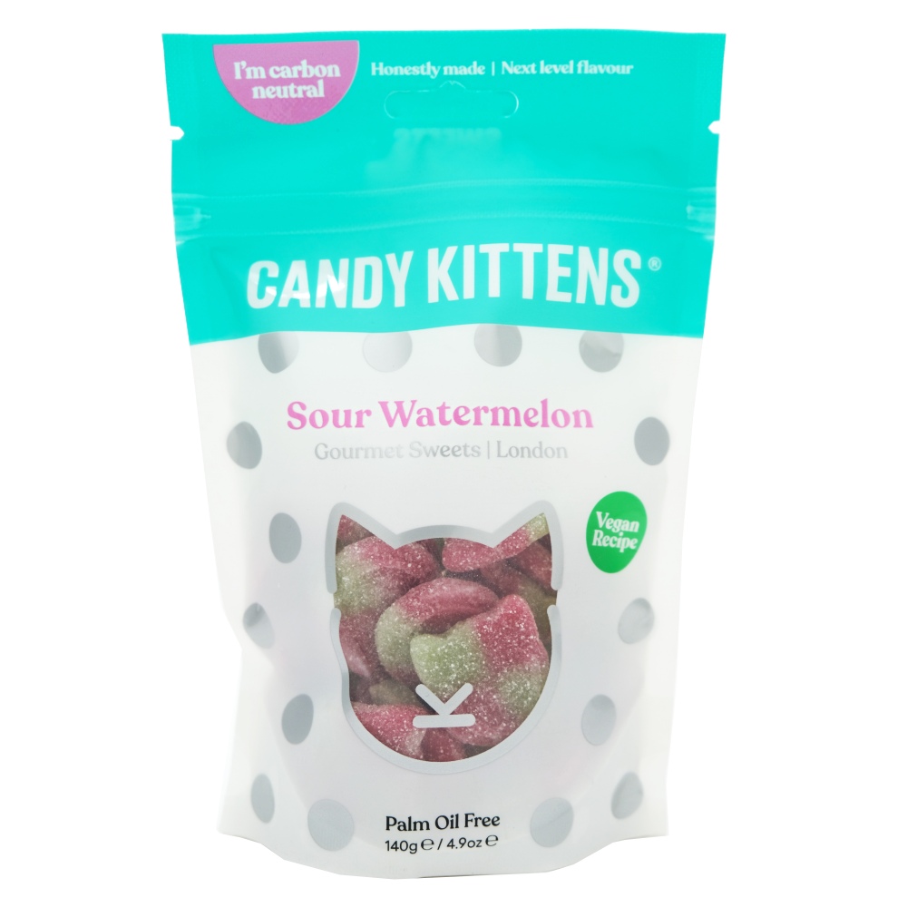 Candy Kittens Sour Watermelon Gourmet Sweets 140g