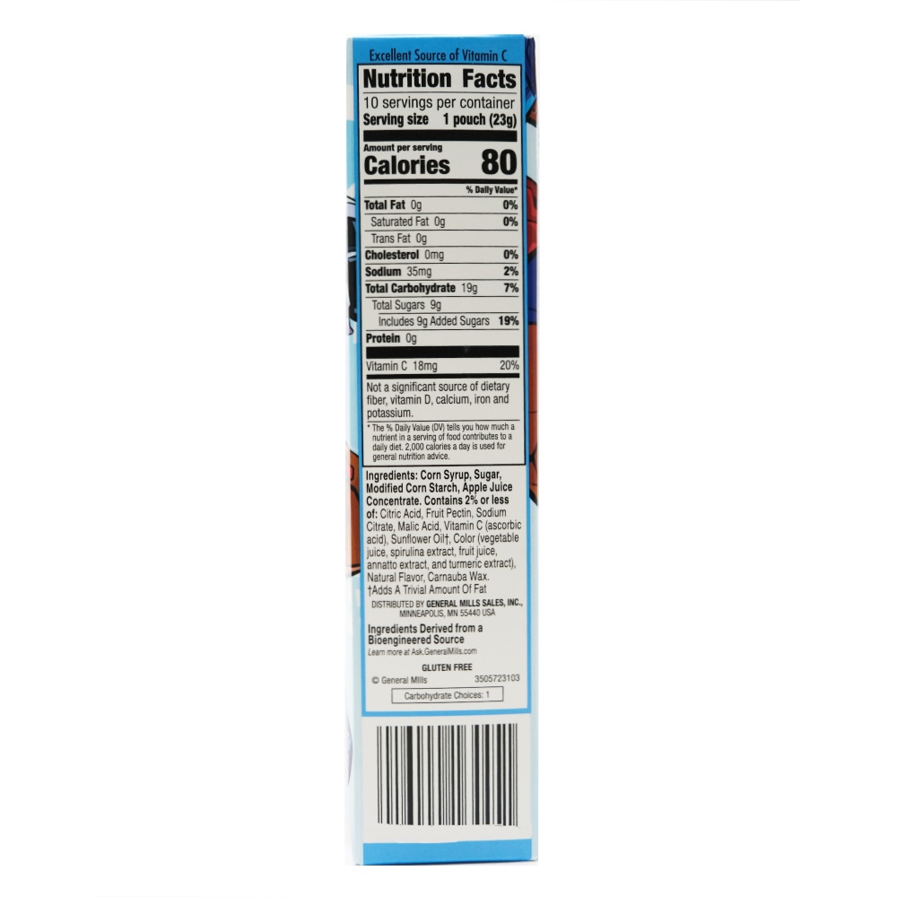 Betty Crocker Fruit Snack Avengers 8Oz back image