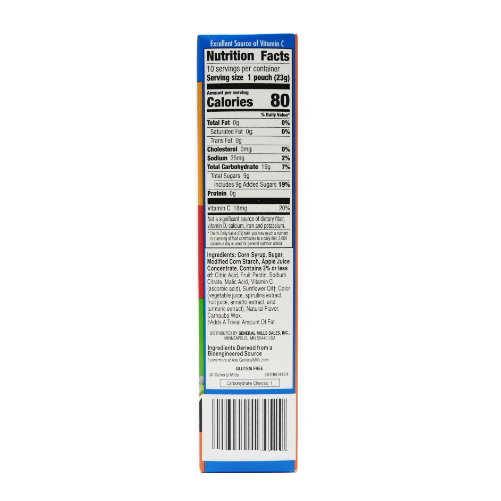 Betty Crocker Fruit Snack Pixar 8Oz back image