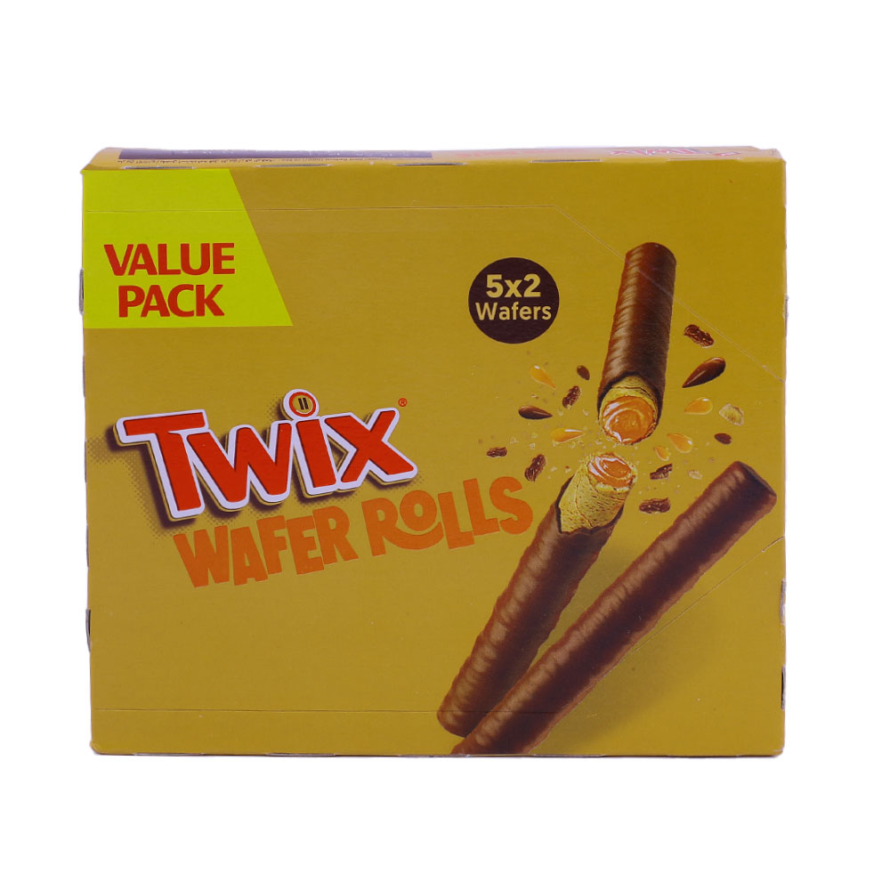 Twix Caramel Wafer Rolls 5x22.5g