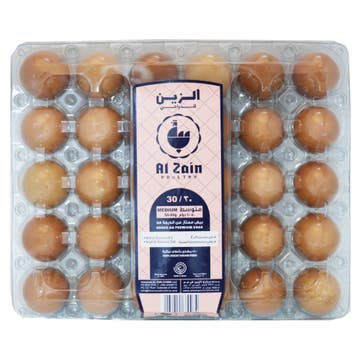 Al Zain Medium Brown Eggs 30 Pack 
