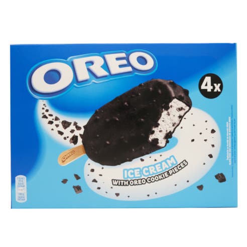 Oreo Ice Cream With Cookie Pieces 4x110ml 