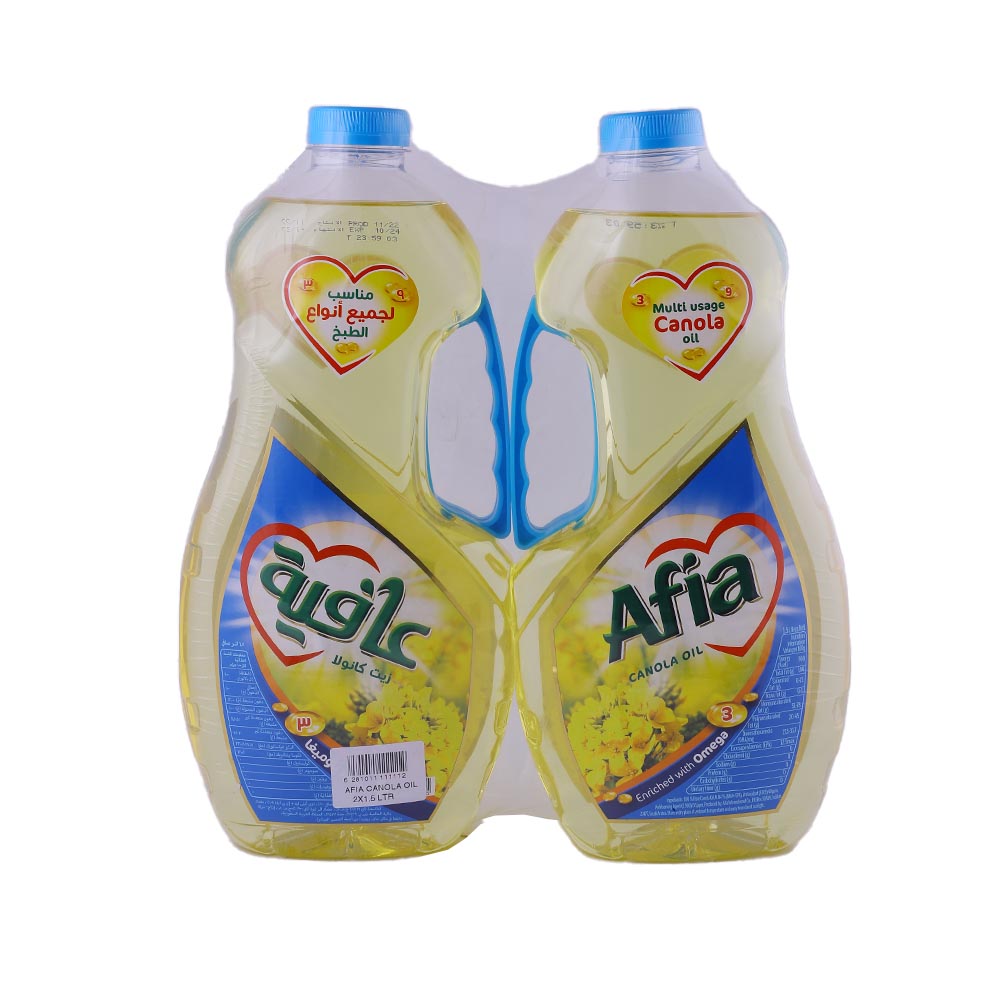 Afia Canola Oil 2x1.5L [Special Offer] 