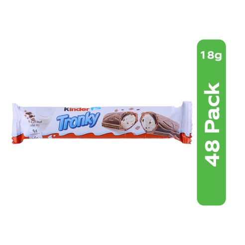 Kinder Tronky Chocolate Bar 48x18g 