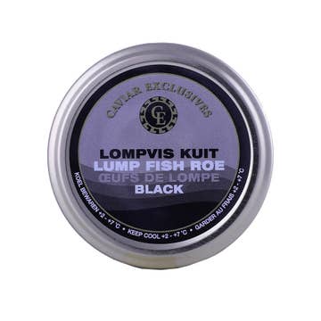 Caviar Exclusives Lump Fish Roe Black 100g 