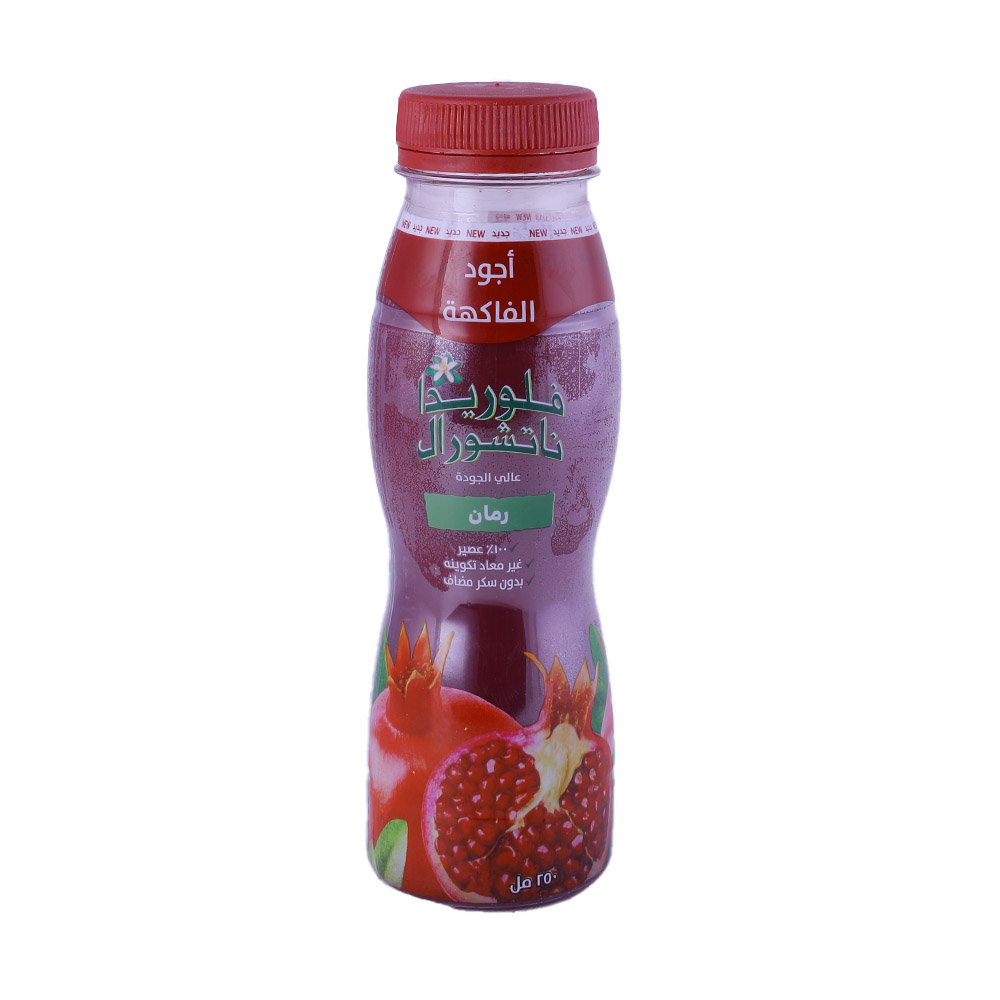 Floridas Natural Premium Pomegranate Juice 250ml back image