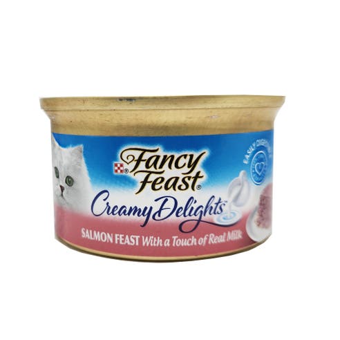 Fancy Feast Creamy Delights Salmon Cat Food 3Oz 