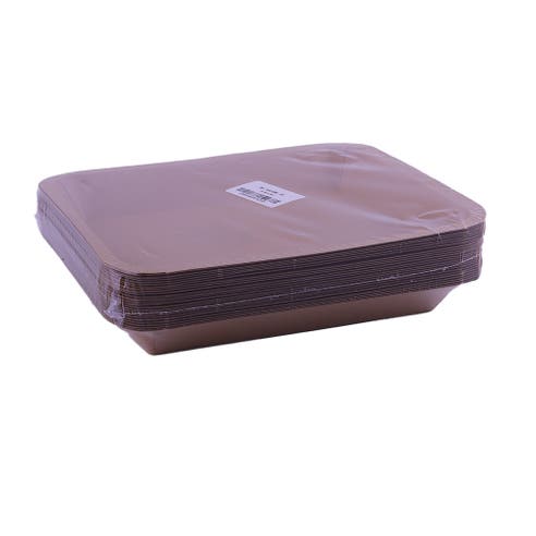 Plate Medium Brown [25 Pieces] 