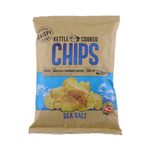 Chips Kettle Cooked Sea Salt Potato Chips 150g 