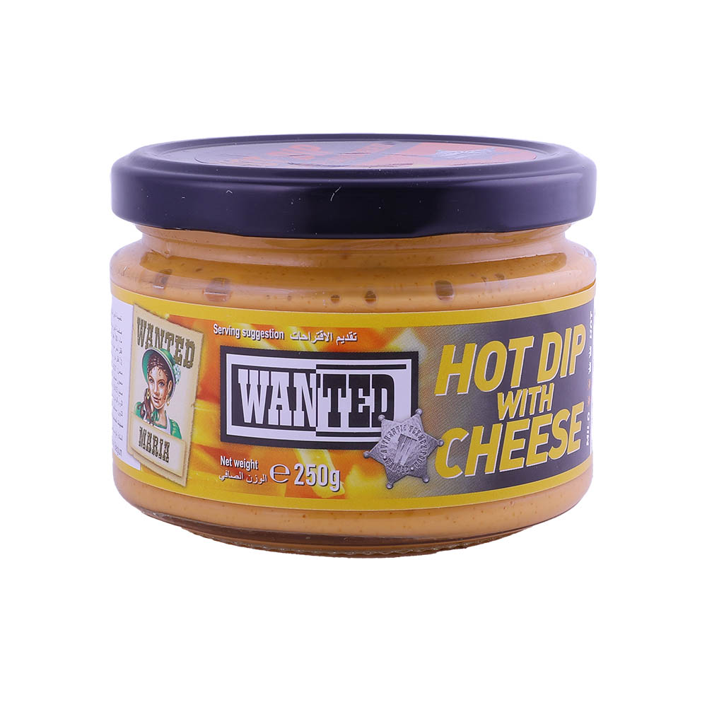 Wanted Cheese Dip Hot 250g
