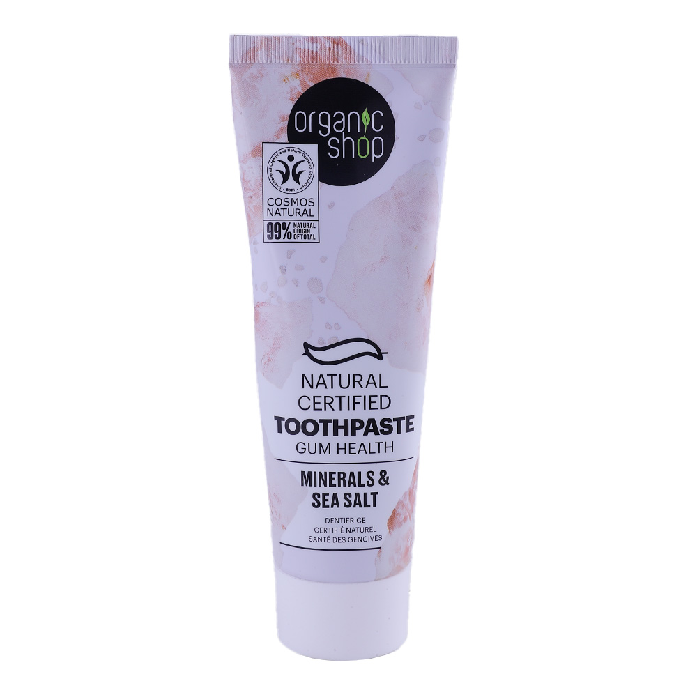 Organic Shop Minerals And Sea Salt Toothpaste 100g