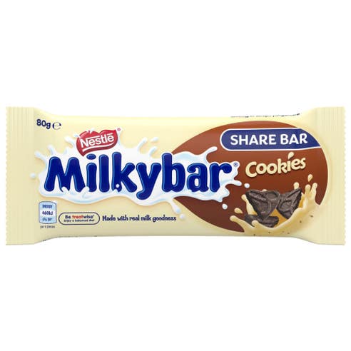 Nestle Milkybar White Chocolate Cookies 80g 