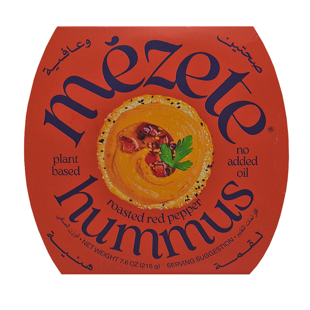 Mezete Gourmet Hummus Fire Roasted Red Pepper 215g