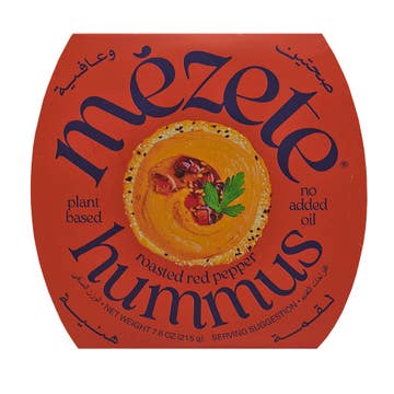 Mezete Gourmet Hummus Fire Roasted Red Pepper 215g 