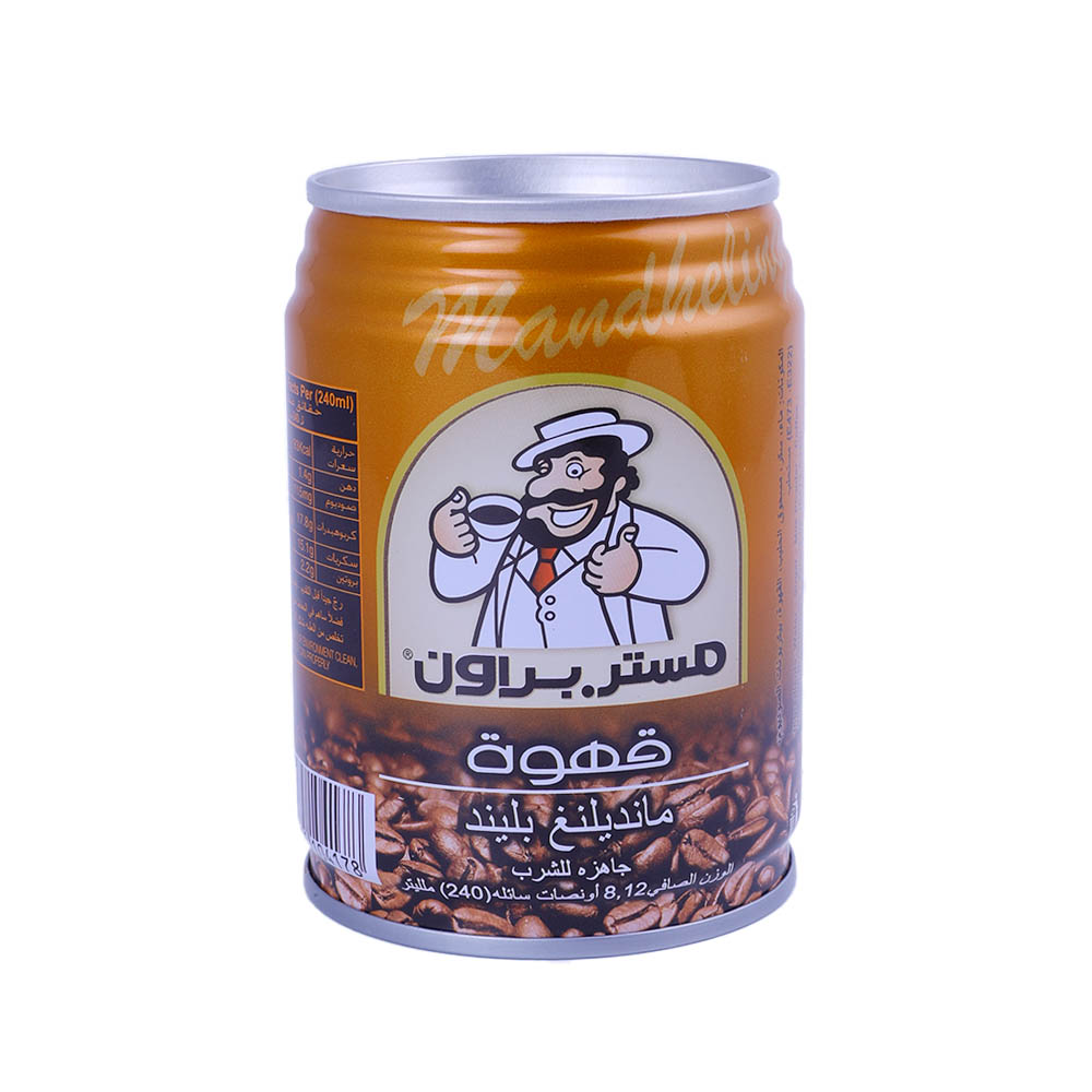 Mr. Brown Mandheling Iced Coffee 240ml back image