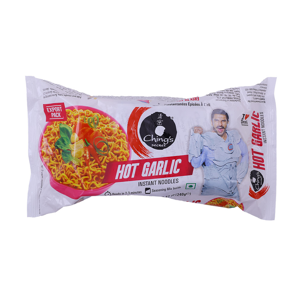 Chings Hot Garlic Noodles 240g