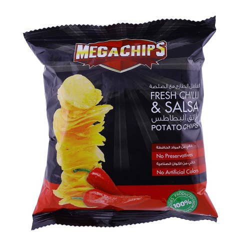 Mega Chips Fresh Chilli & Salsa Potato Chips 13g 