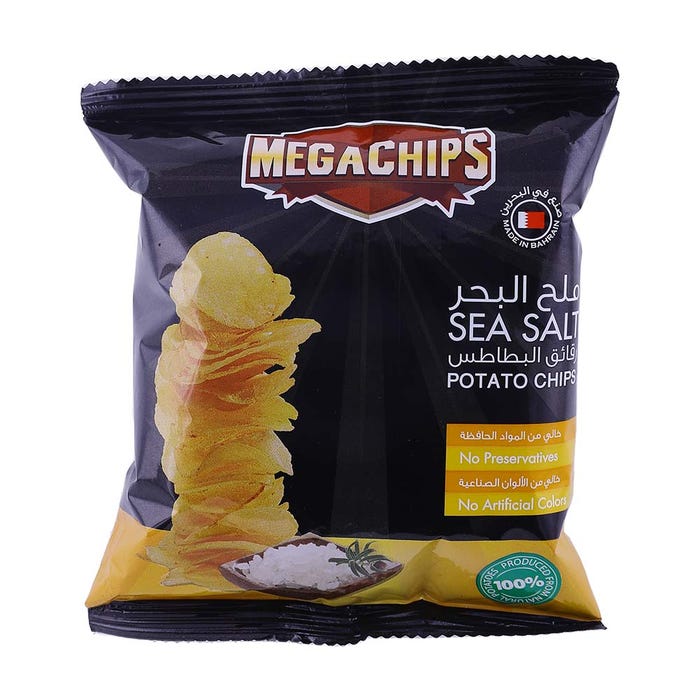 Mega Chips Sea Salt Potato Chips 13g