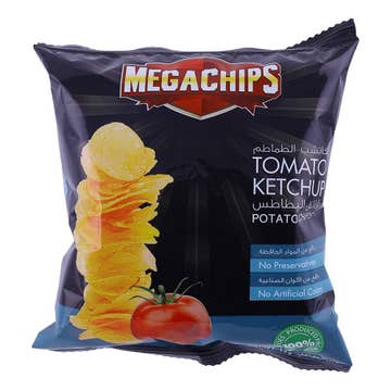 Mega Chips Tomato Ketchup Potato Chips 13g 