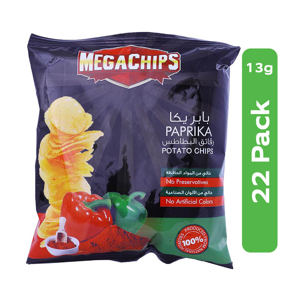Mega Chips Papriak 22x13g