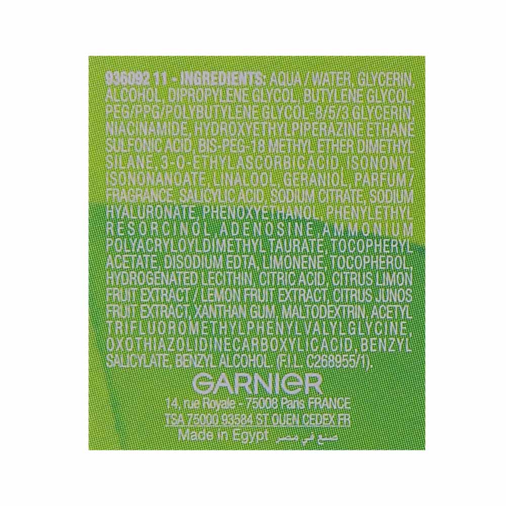 Garnier Skin Active Fast Bright Booster Serum 15ml right side image
