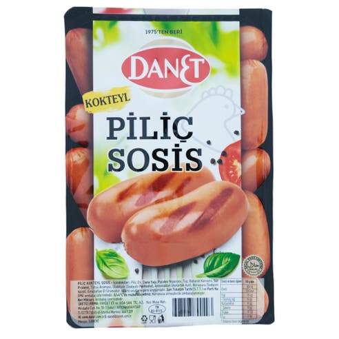 Danet Short Chicken Sausage 250g 