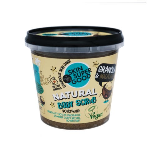 Organic Shop Granola & Macadamia Nut Natural Body Scrub 360ml 