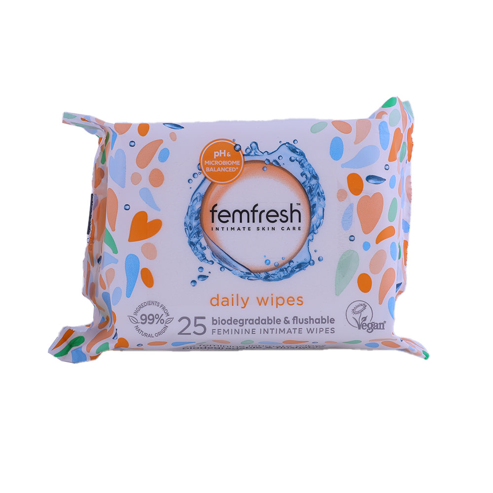 Femfresh Daily Wipes 25's