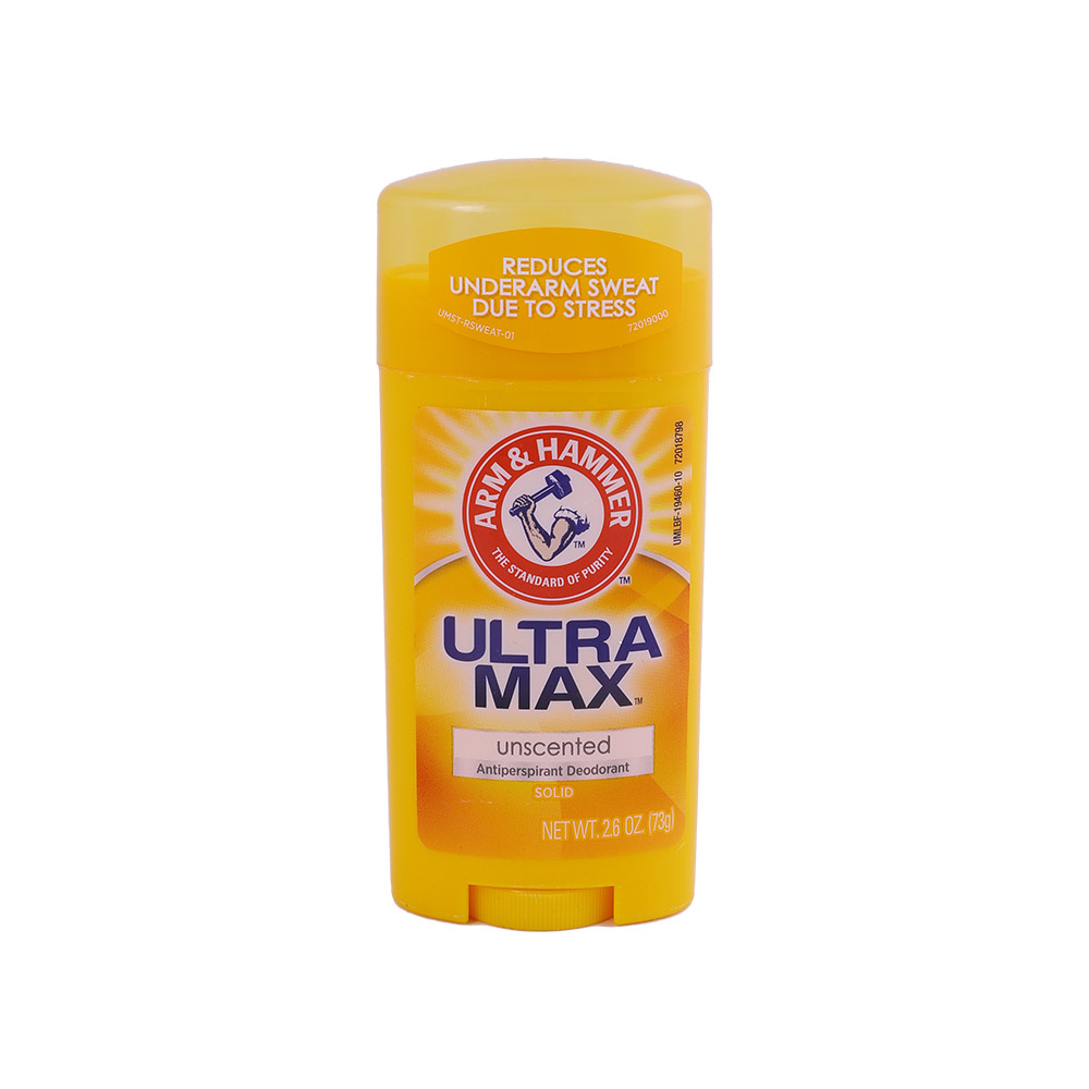 Arm & Hammer Ultra Max Deodorant Fresh Solid Unscented 73g