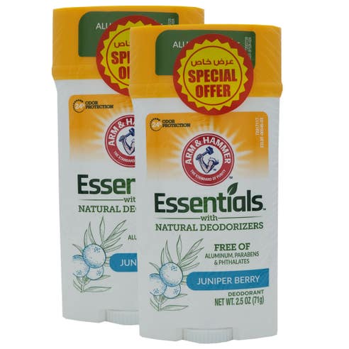 Arm & Hammer Juniper Berry Essentials Deodorant 2x71g [Special Offer] 