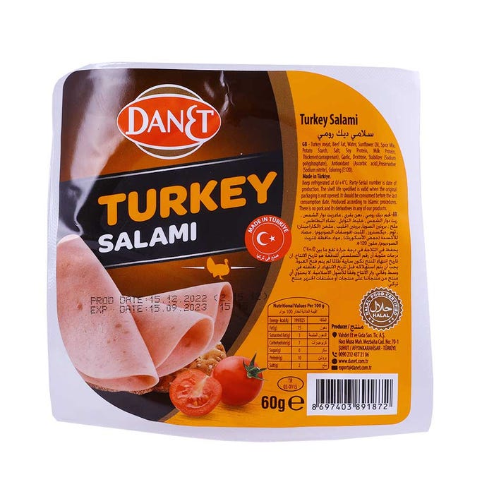 Danet Turkey Salami 60g