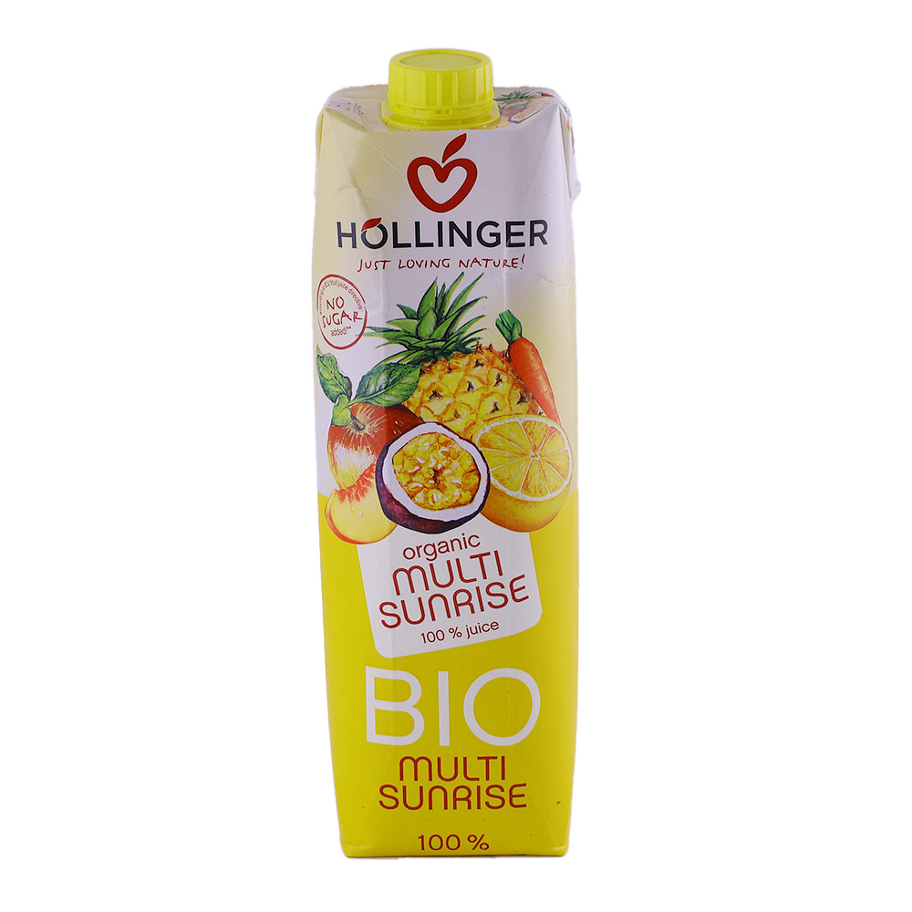 Hollinger Organic Multi Sunrise Juice 1L