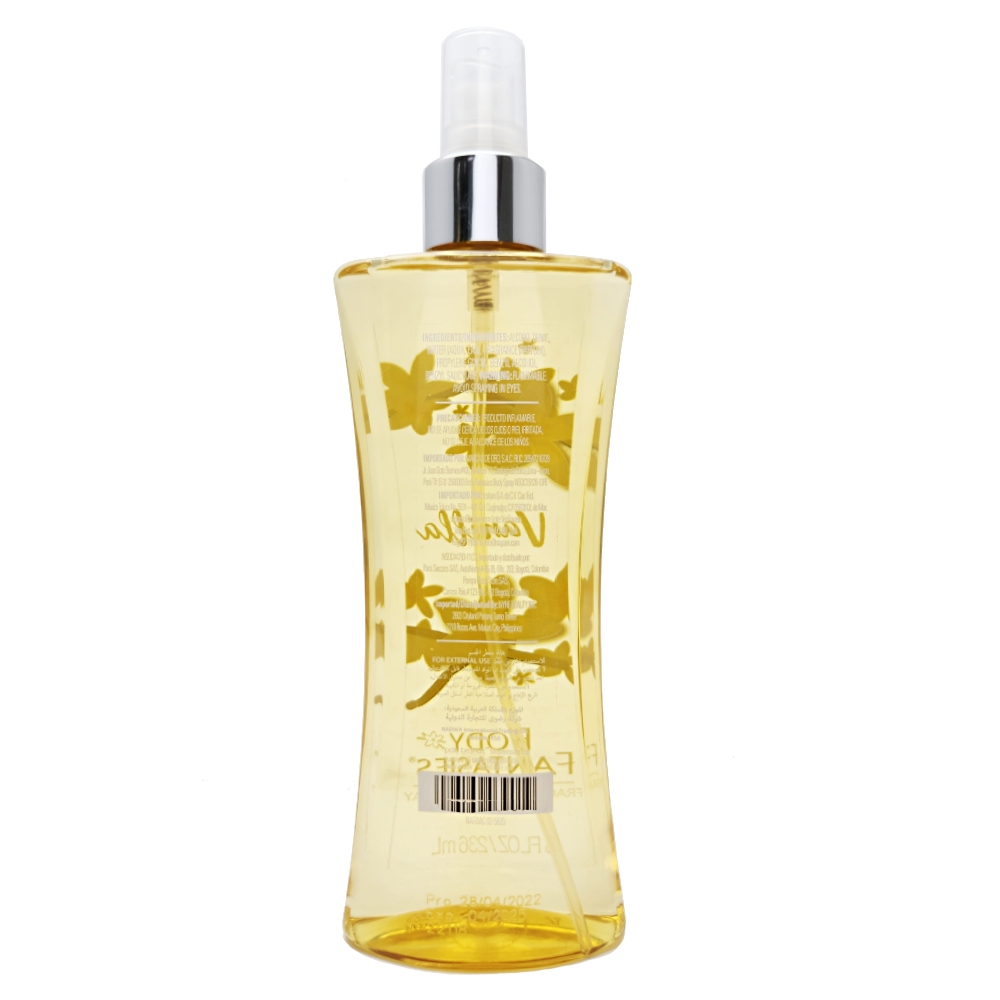 Body Fantasies Vanilla Body Spray 8Oz back image