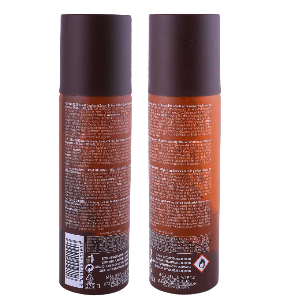 Tabac Original Deodorant Spray 200ml back image