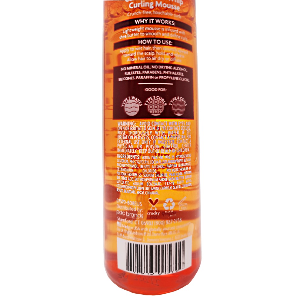 Cantu Shea Butter Wave Whip Curling Mousse 248ml back image