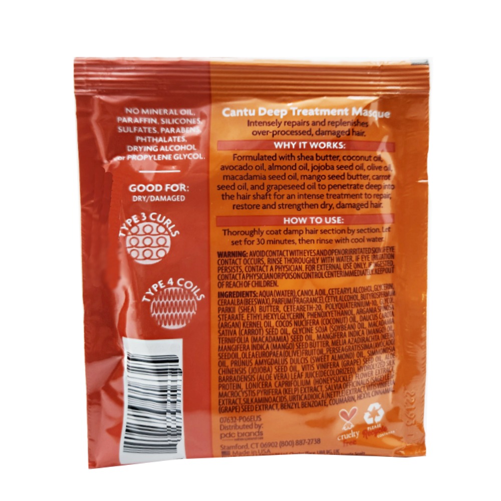 Cantu Shea Butter Deep Treatment Masque 50g back image
