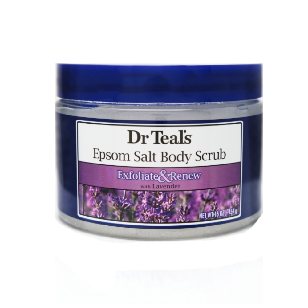 Dr Teals Epsom Salt Body Scrub With Lavender 454g