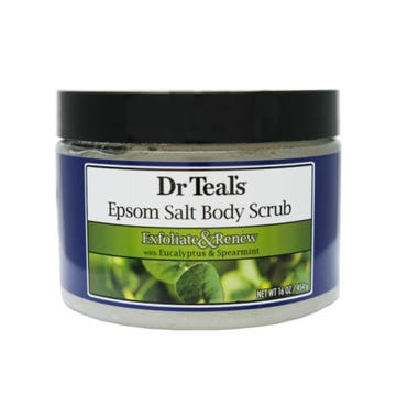 Dr Teals Epsom Salt Body Scrub With Eucalyptus And Spearmint 454g 
