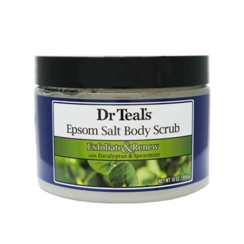 Dr Teals Epsom Salt Body Scrub With Eucalyptus And Spearmint 454g 