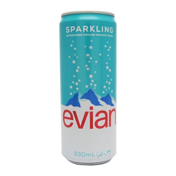 Evian Sparkling Water 330ml 