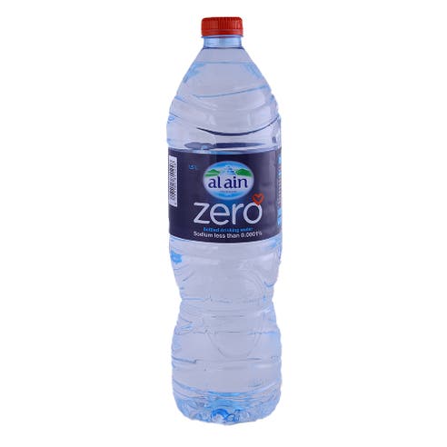Al Ain Zero Sodium Free Bottled Drinking Water 6x1.5L [Special Offer] 